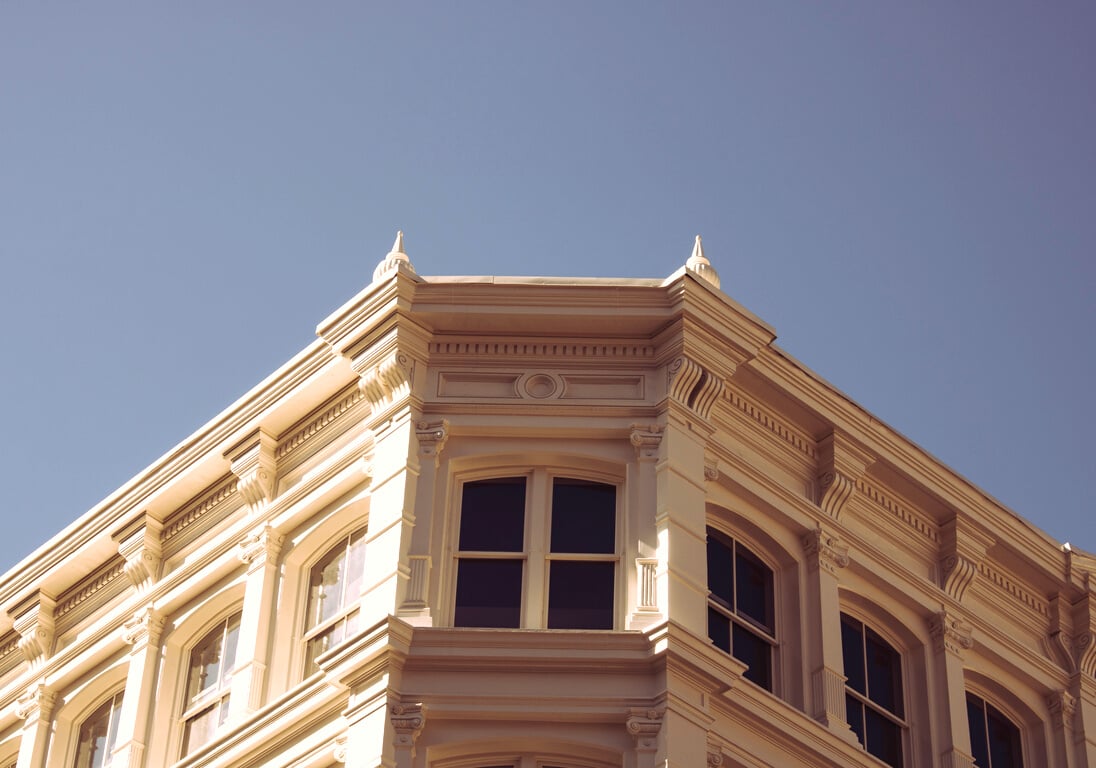 Beige Concrete Building